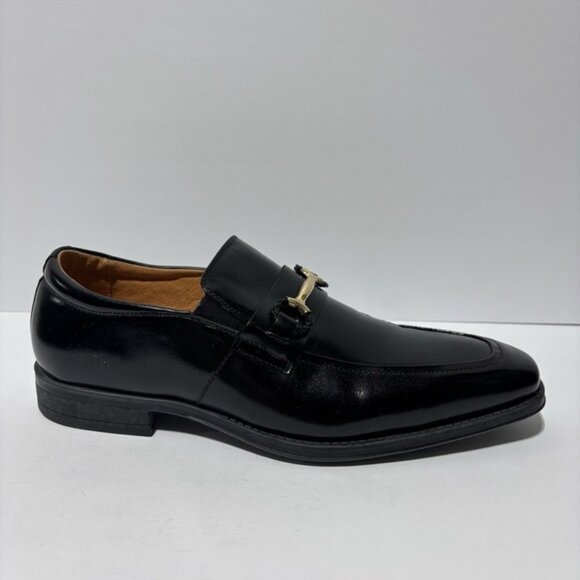 Stacy Adams Men’s Pierce Black Slip-On Loafers Size 9.5 M